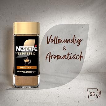 NESCAFE Gold Type ESPRESSO, Premium Instant Espresso with 100% Fine Arabica Coffee Beans, Contains Caffeine, with a Velvety-Soft Crema, 1 Pack 1 x 100 g