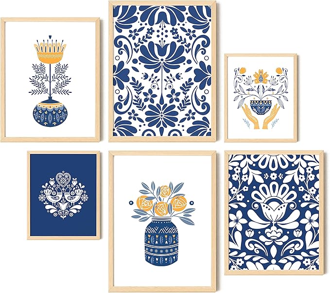 Scandinavian Home Decor Wall Art -Scandinavian Folk, Norwegian