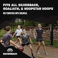 Vista 5 de Silverback Kit de anclaje de aro de baloncesto de 7 pulgadas diseñado para aros de baloncesto Silverback, Portero y Hoopstar