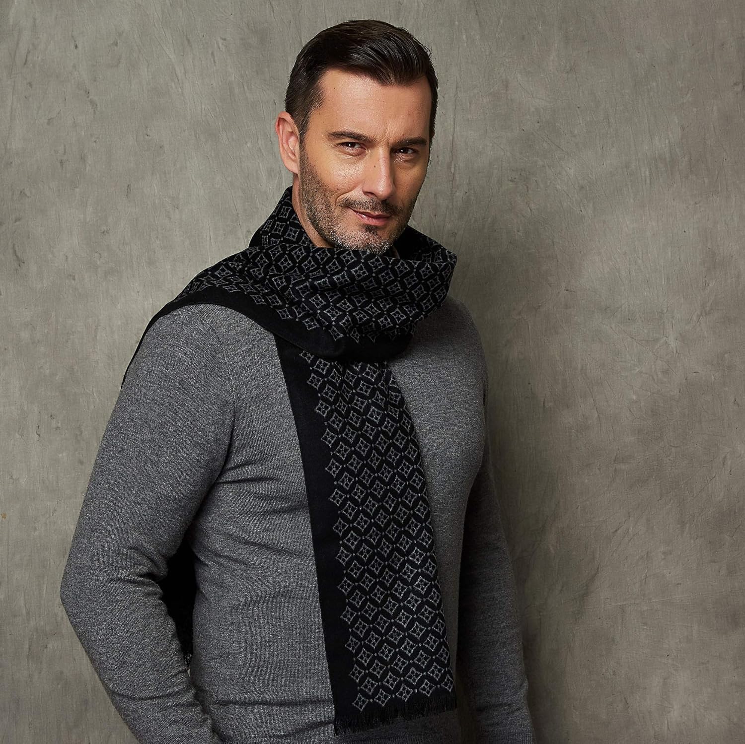 Winter silk scarf Clearance