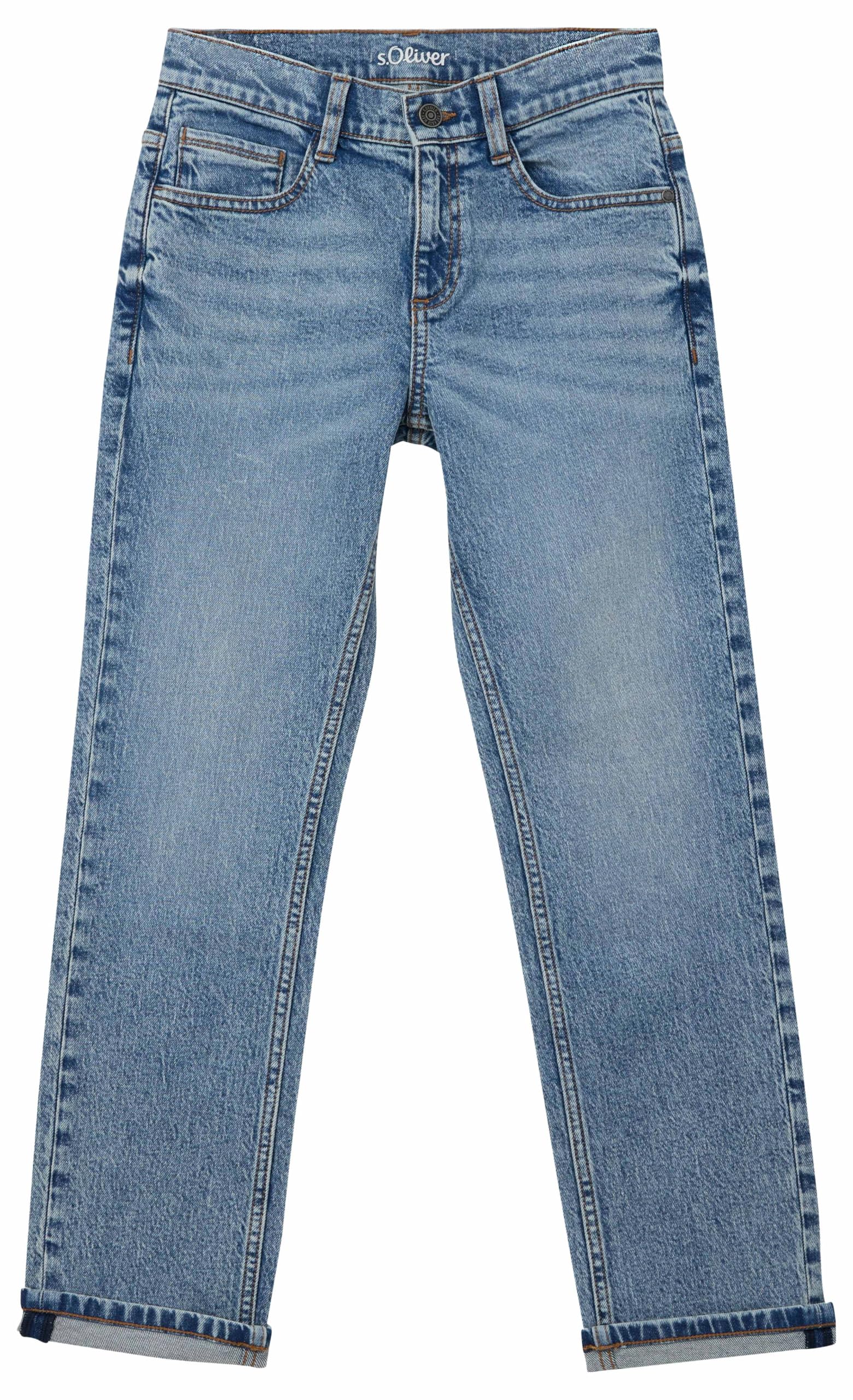 s.Oliver Junior Jungen 2171918 Hose, Blau, 164 Slim