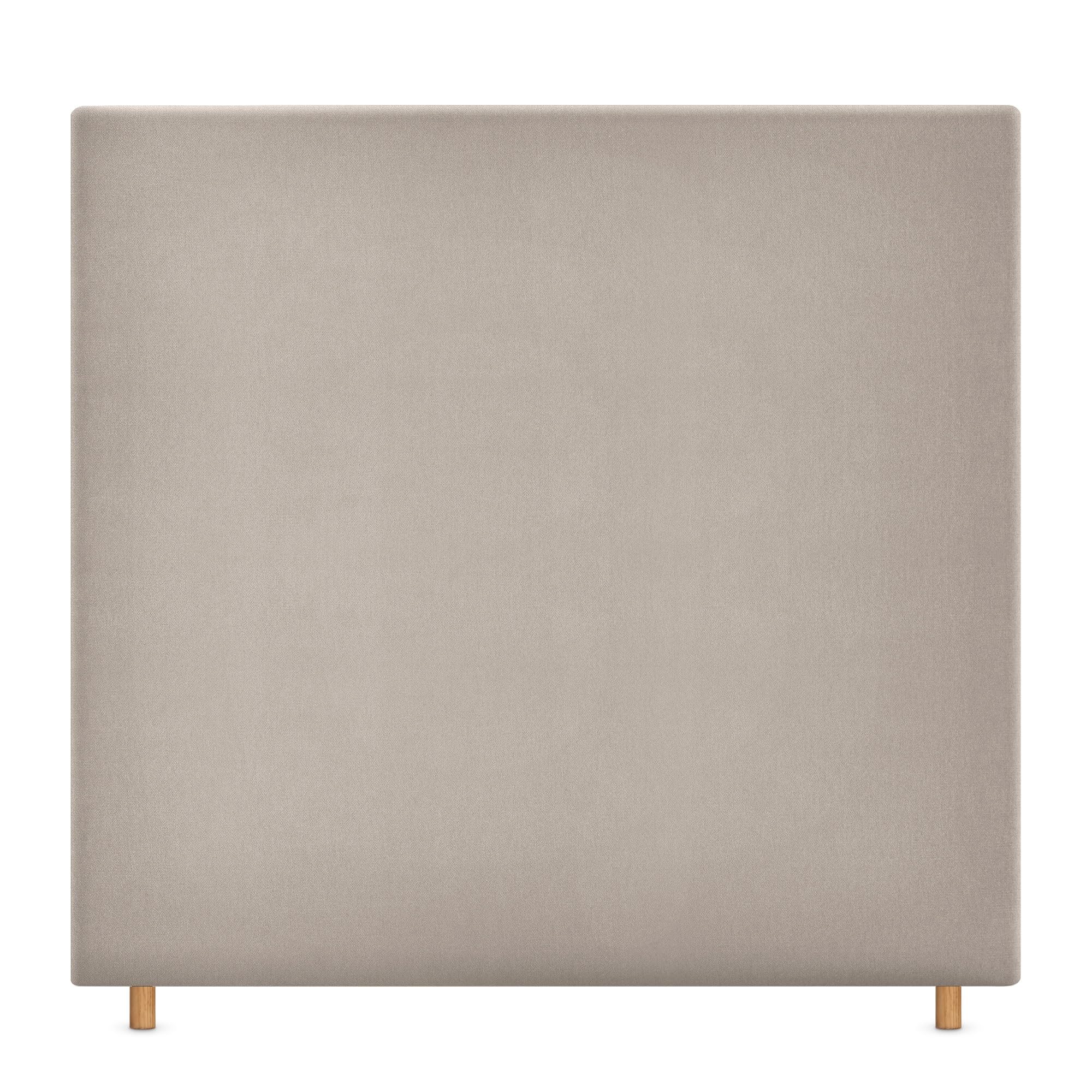 DHOME Testiera in Tessuto Liscia fino a Terra con Spessore di 8 cm Testiera Imbottita per Letto Camera da Letto Moderna Top Trend (Beige, 140cm)