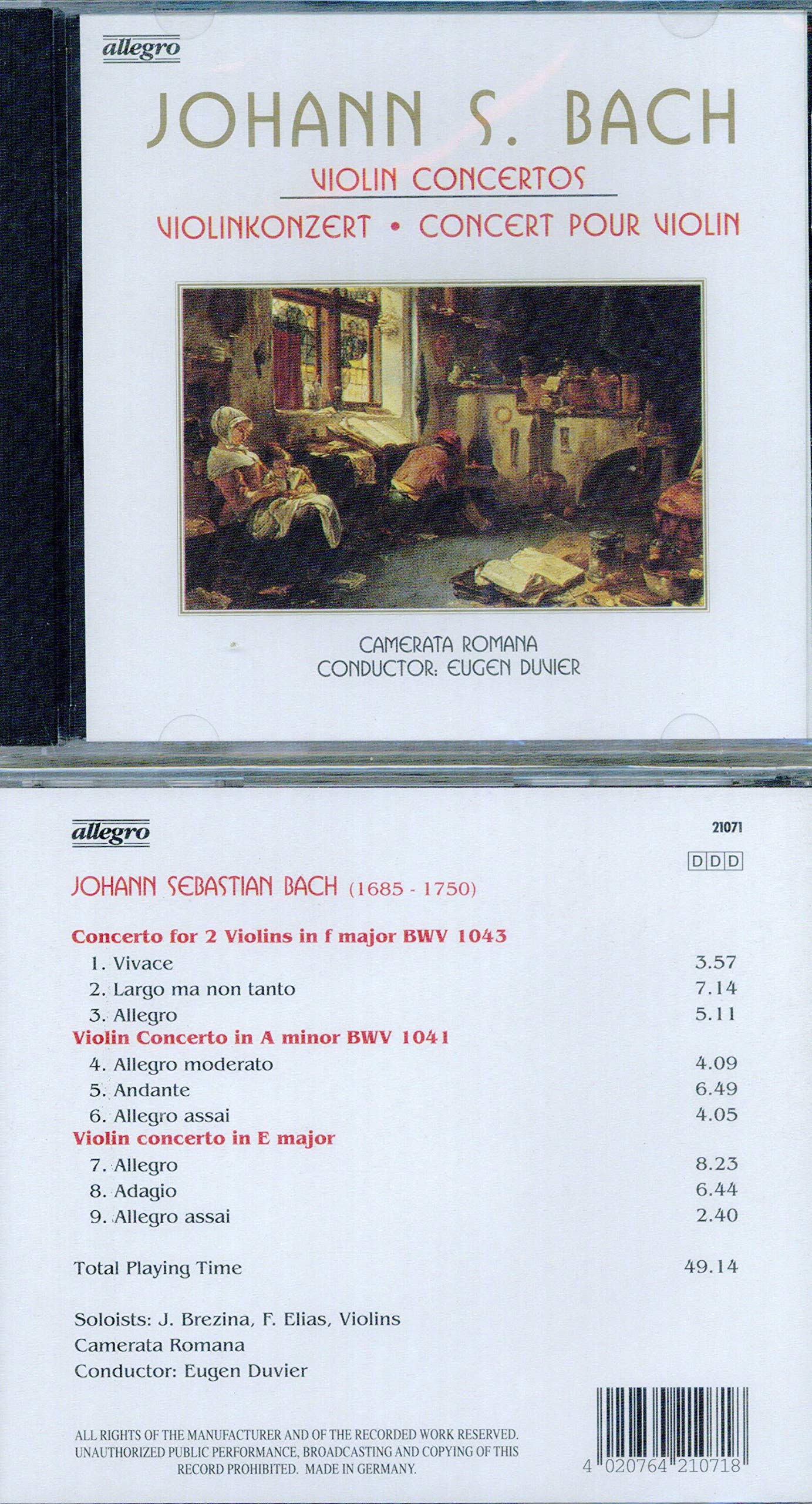 Violinkonzerte [Audio CD]