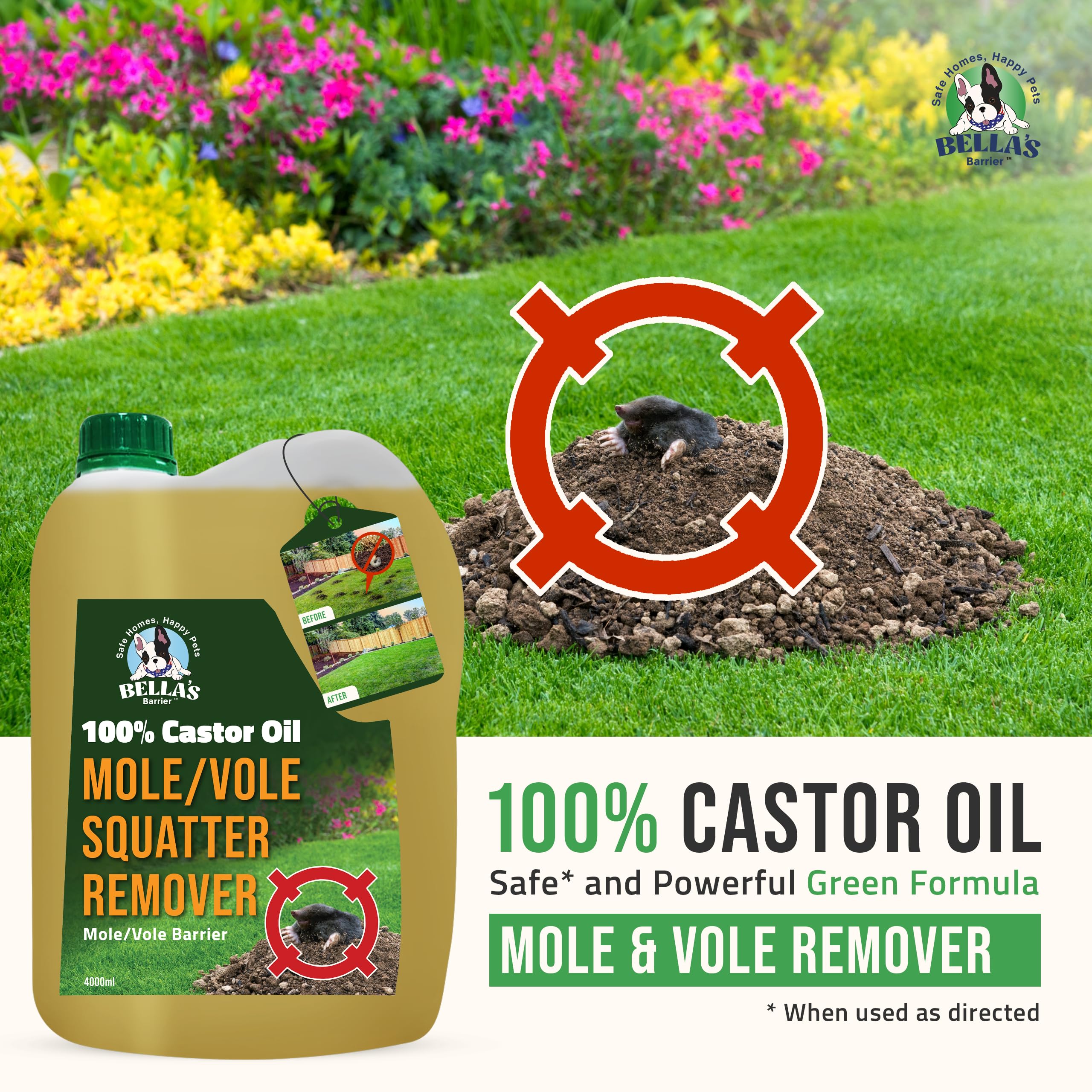 100 Castor Oil For Mole For Lawns Getting Rid Of Ground