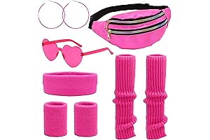 80's Costume Accessories Set for Women