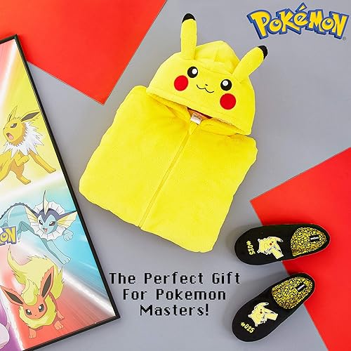 Miniatura 3 de Pokemon Pikachu Onesie, Mens Onesies Halloween Costumes, Fleece Adult Onesie