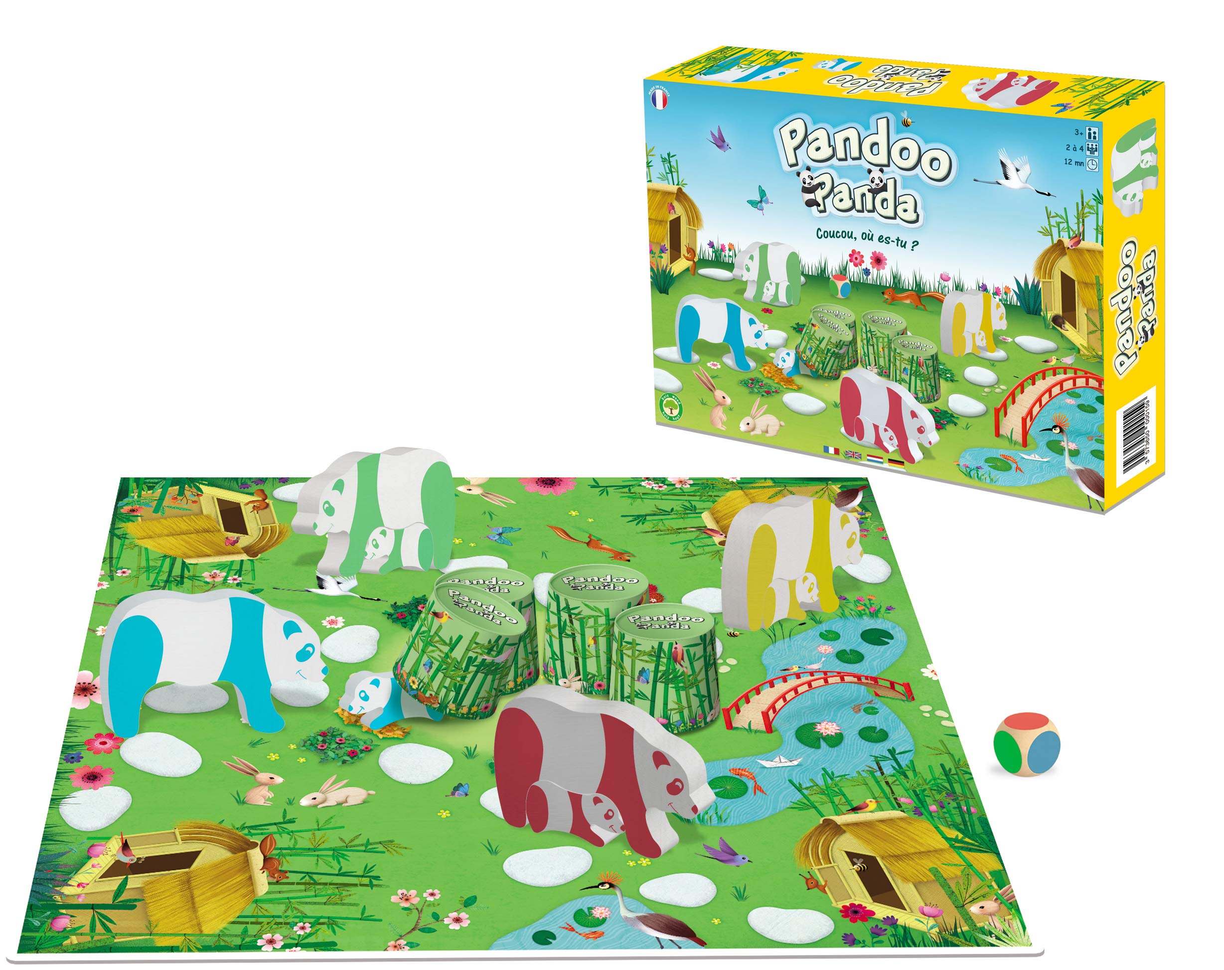 Jeu Panda Fun - Jeu Musical Enfant 3 Ans+ - 2 Modes Coopératif/Compétitif - 2 à 4 Joueurs