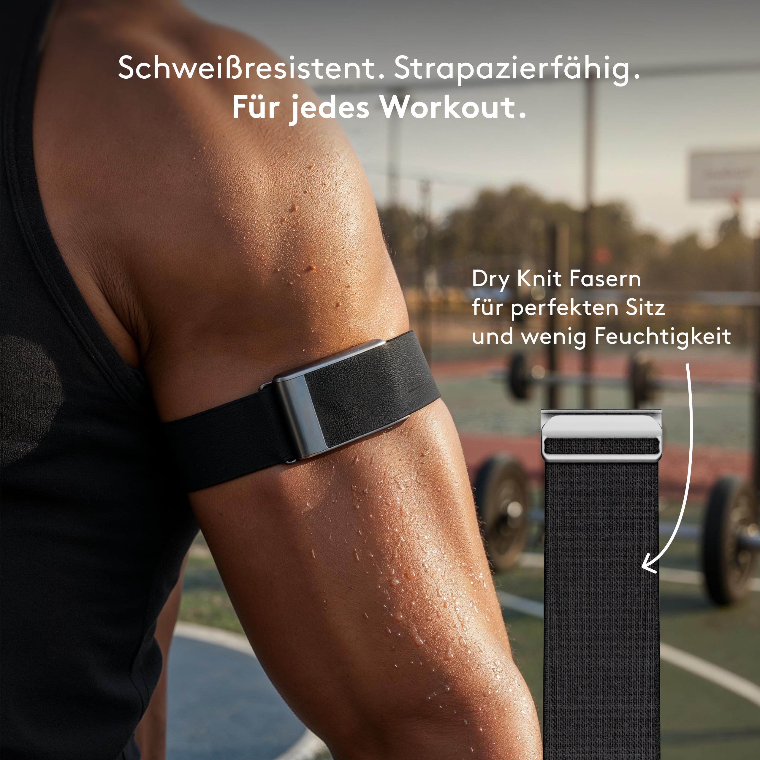 Dry Knit Band kompatibel mit WHOOP 5.0 | Geschmeidiges, schnell trocknendes Band | Nimmt 30% weniger Wasser auf | Ersatzband WHOOP 5.0