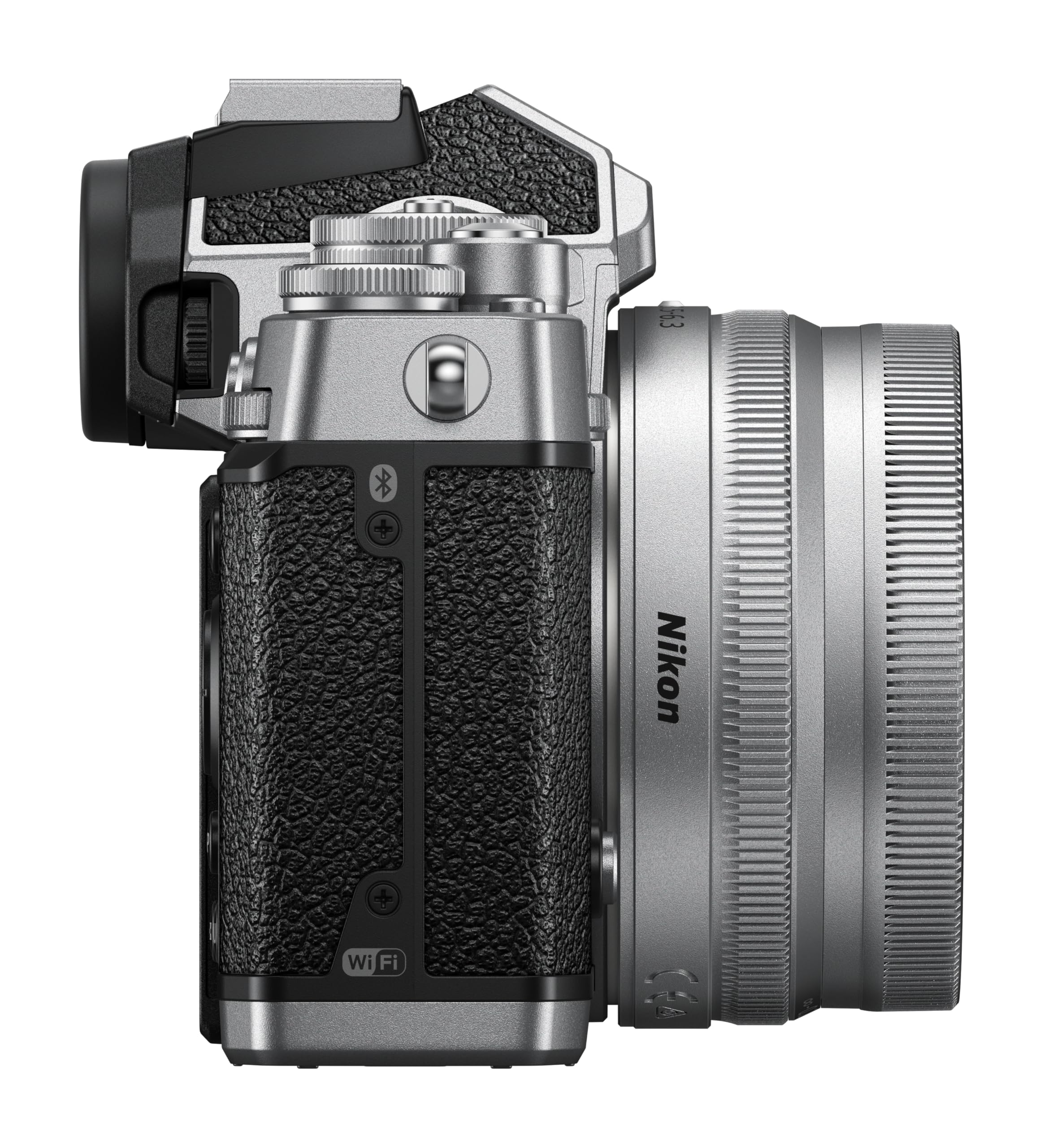Nikon Z fc 16-50 VR + 50-250 VR+ Lexar SD 64GB, Mirrorless DX 20.9 MP, ghiere di controllo, mirino elettronico, 4K, monitor angolazione variabile, argento [Nital Card: 4 Anni di Garanzia]