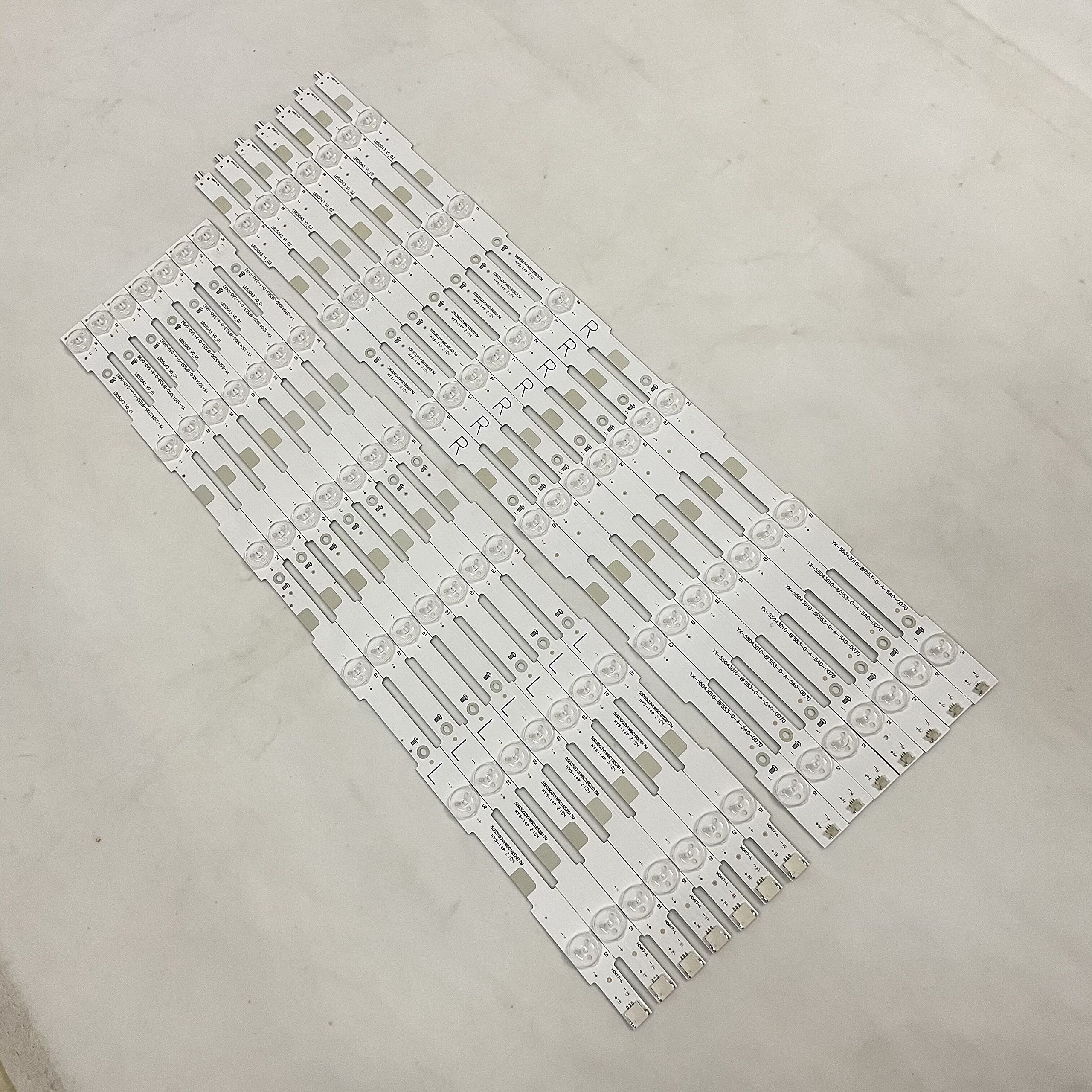 Full Set 14pcs LED Strips for LG/Insignia LB55040 LB55037 LB55043 LB55052 V0_01 V1_03 55LF5700-UA