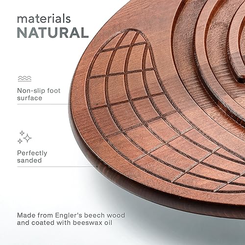 Miniatura 3 de Bodo Maze Balance Board - Tabla de tambaleo de madera para niños, niños pequeños, adolescentes y adultos para entrenamiento de ejercicio, terapia