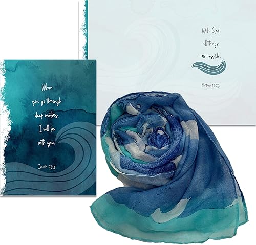 Smiling Wisdom - Consolación de simpatía y empatía - Con Dios todas las cosas son posibles tarjeta de felicitación y juego de regalo de recuerdo a