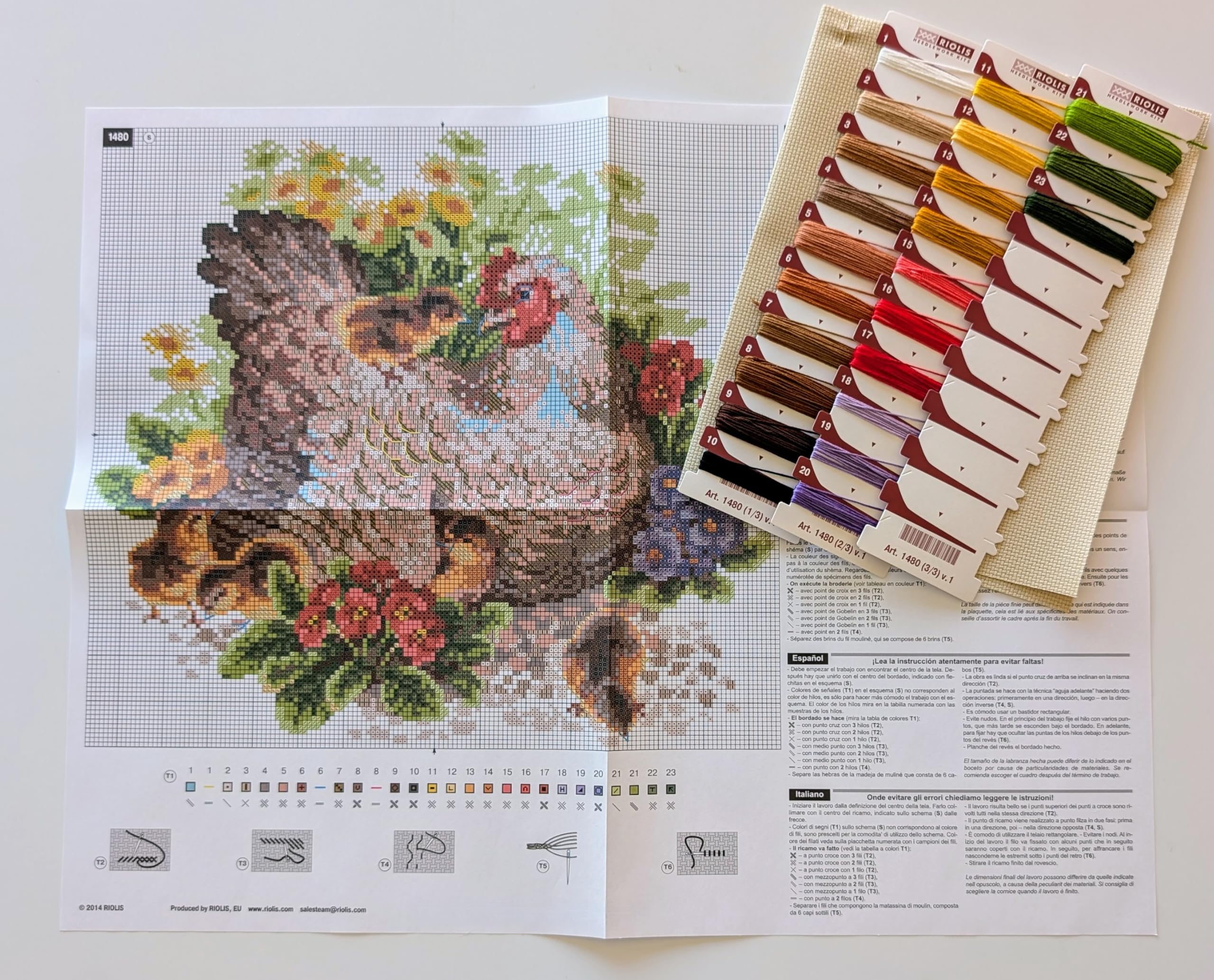 RIOLIS - Inverno 814, Punto croce 20x20, Punto croce kit da ricamare, Disegni da ricamare, Embroidery kit, Kit ricamo punto croce