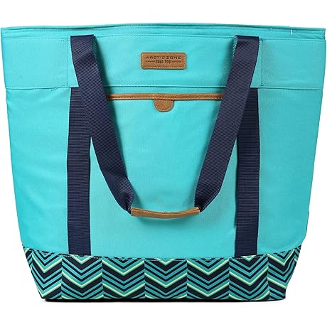 Arctic Zone Thermal Lunch Tote in Vibrant Teal: Your Lunchtime Companion for Freshness