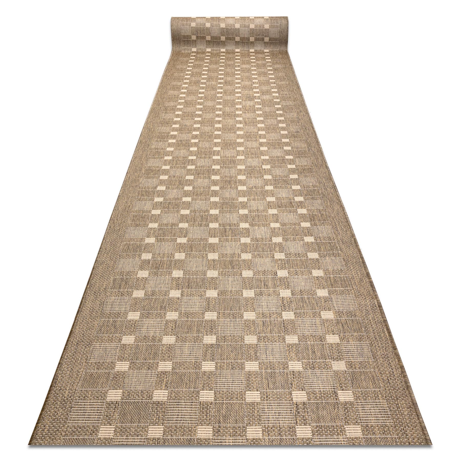 Alfombra SISAL SION 6052 beige de 100 x 190 cm para pasillos transitados