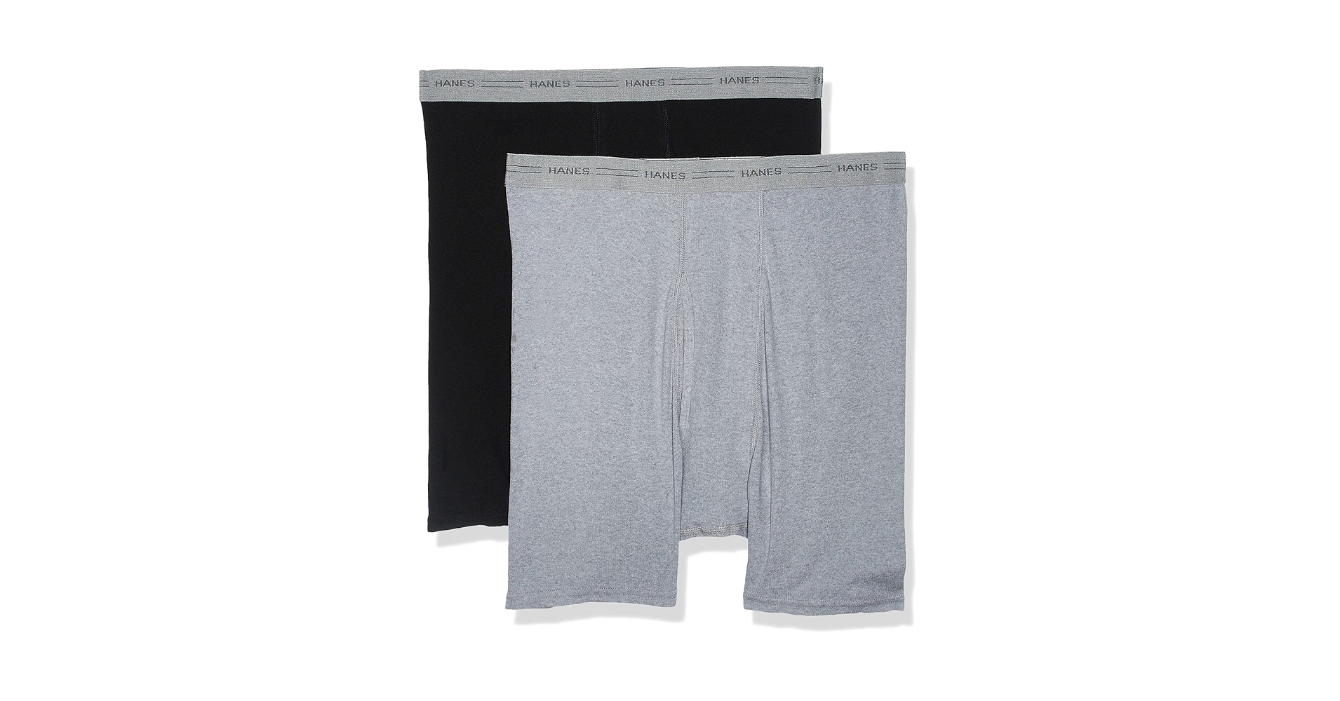 Hanes Men's Boxer Briefs Pack, Cotton Boxer Brief Underwear