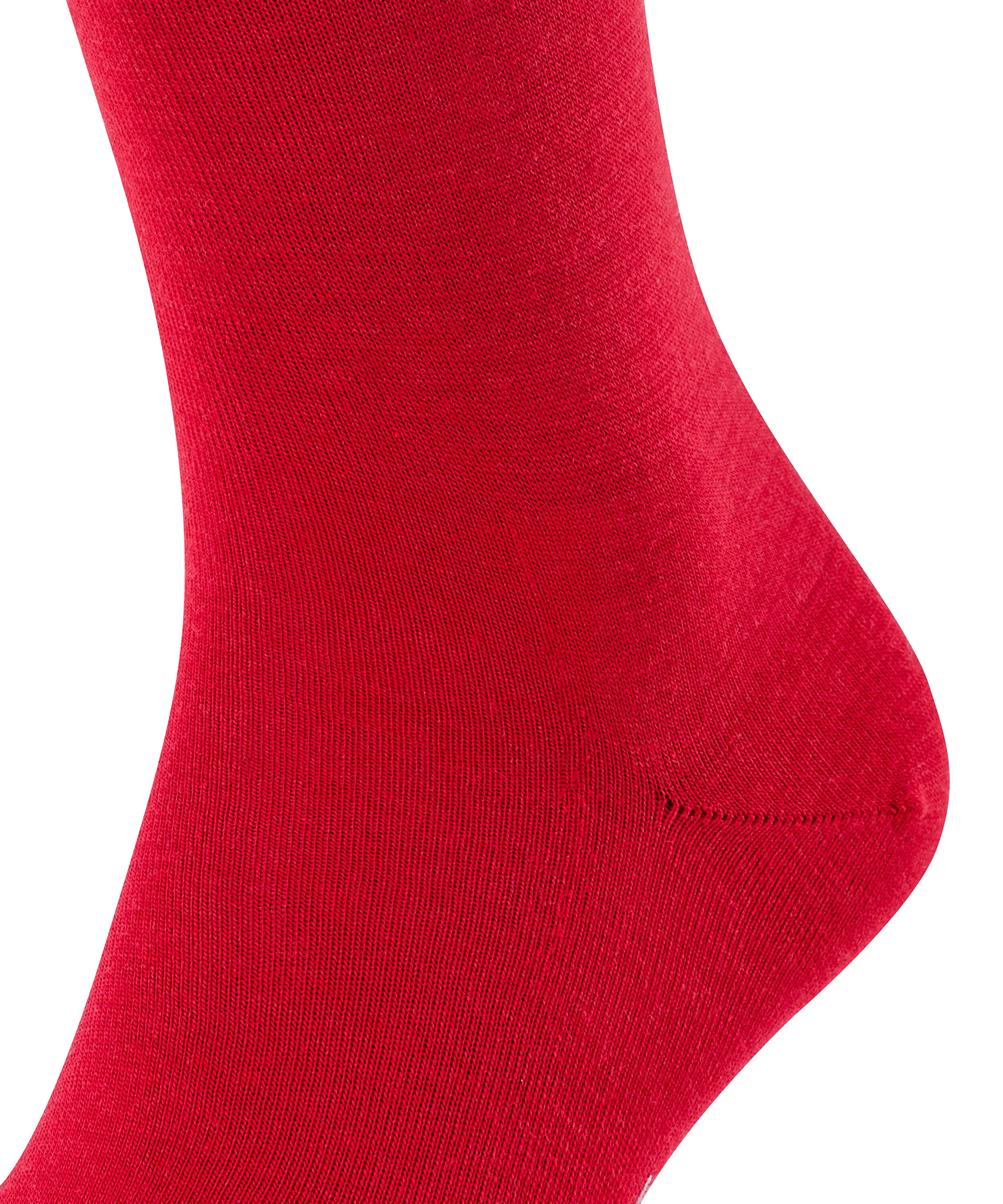 FALKE Airport M Kh laine coton unies 1 paire, Chaussettes longues Homme, Rouge Scarlet 8120, 41-42