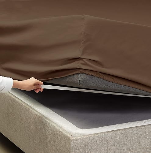 Miniatura 5 de Empyrean Bedding - Sábanas bajeras tamaño Queen, con sábana de cajón extra profunda Juego de sábanas bajeras extra profundas, de 24 pulgadas, con 2