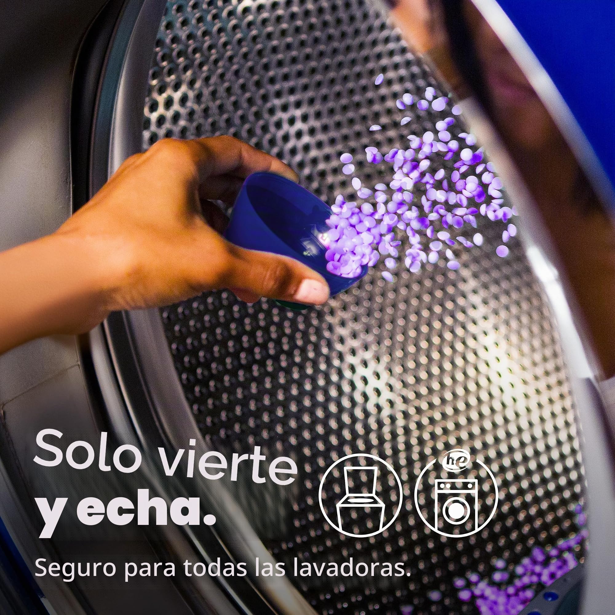 Downy Infusions - Perlas potenciadoras de aroma de lavandería en el lavado, calma, calmante lavanda y vaina de vainilla, 24 onzas