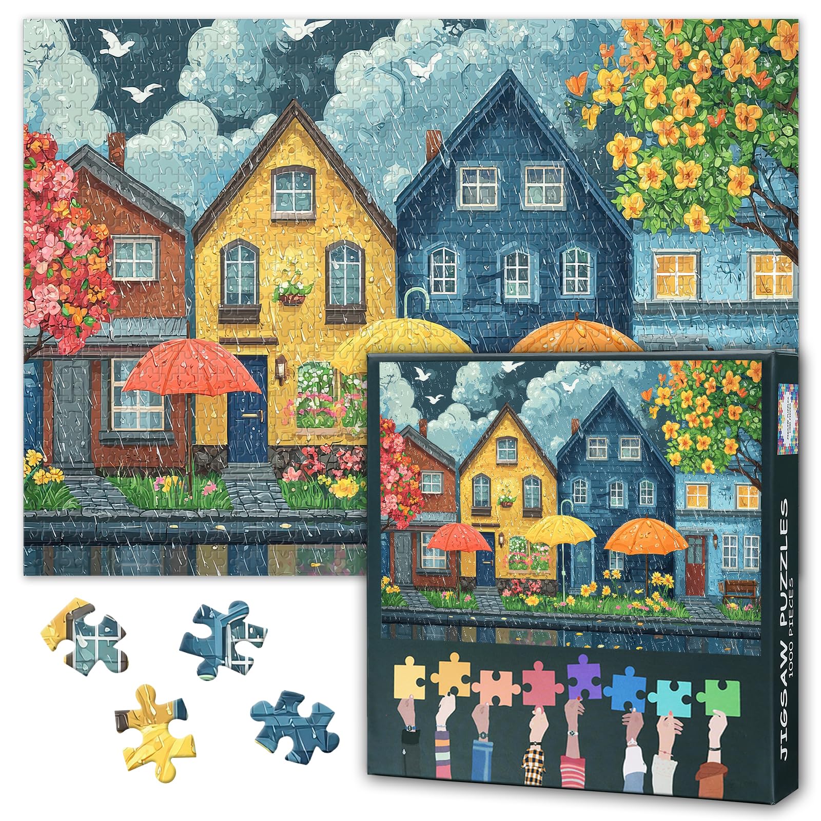 Puzzles for Adults 1000 Pieces, Jigsaw Puzzles, Adult Puzzle for Adults, Educational Fun Games or Toys for Elders Friends 20X27 INCH