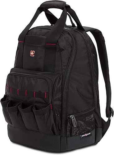 SwissGear Paquete de trabajo para la mejor organización de protección de herramientas mochila para laptop Negro Work Pack Paquete de trabajo