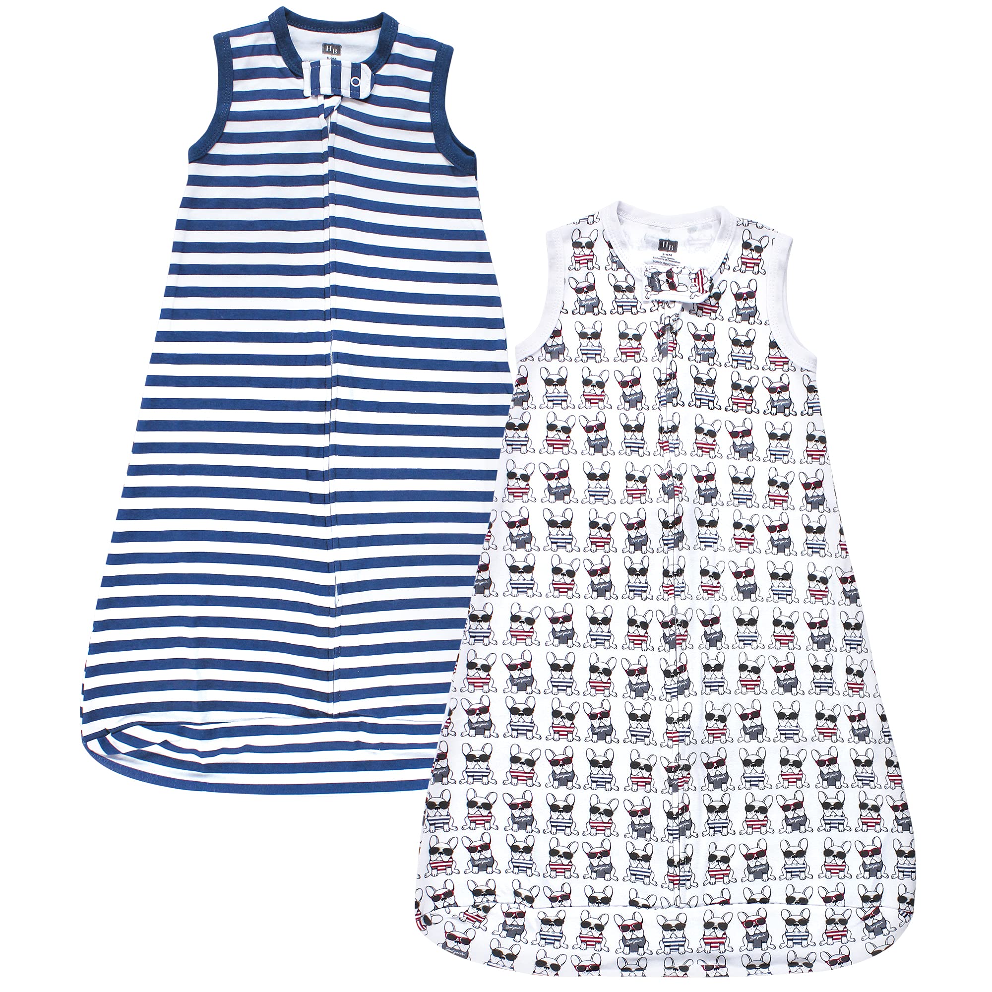 Hudson Baby Unisex Baby Interlock Cotton Sleeveless Sleeping Bag