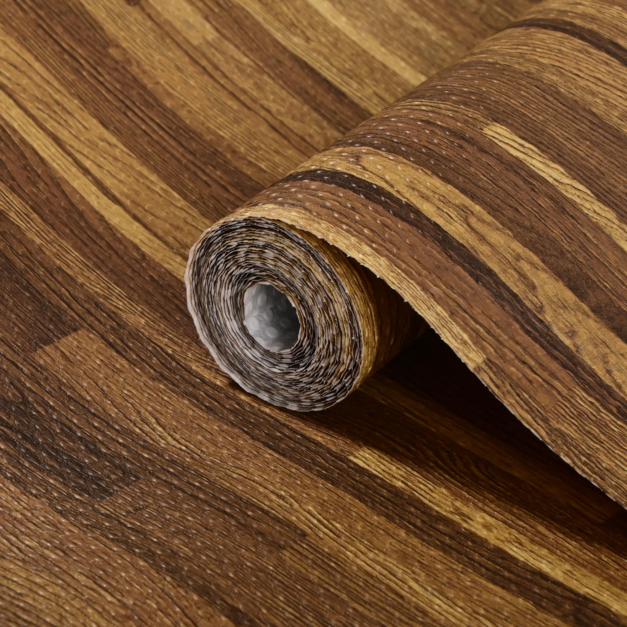 Kuber Industries 3 Meter EVA Anti Slip Kitchen Shelf Mats Roll | Shelf Liners for Kitchen Shelves & Fridge | Multipurpose Cupboard Sheets for Wardrobes & Drawers | Wooden S1 - Brown-image-25