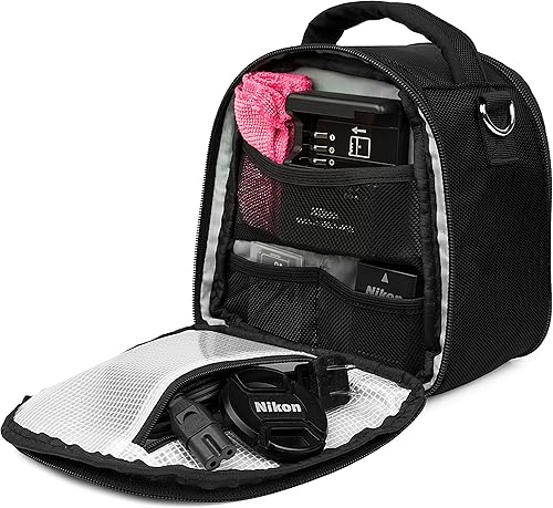 Miniatura 6 de Vangoddy Laurel Bolsa de transporte para Nikon Coolpix P990P610P900P530P600P7800P520P510P500P100P90P80Cámaras réflex digitales (Negro)