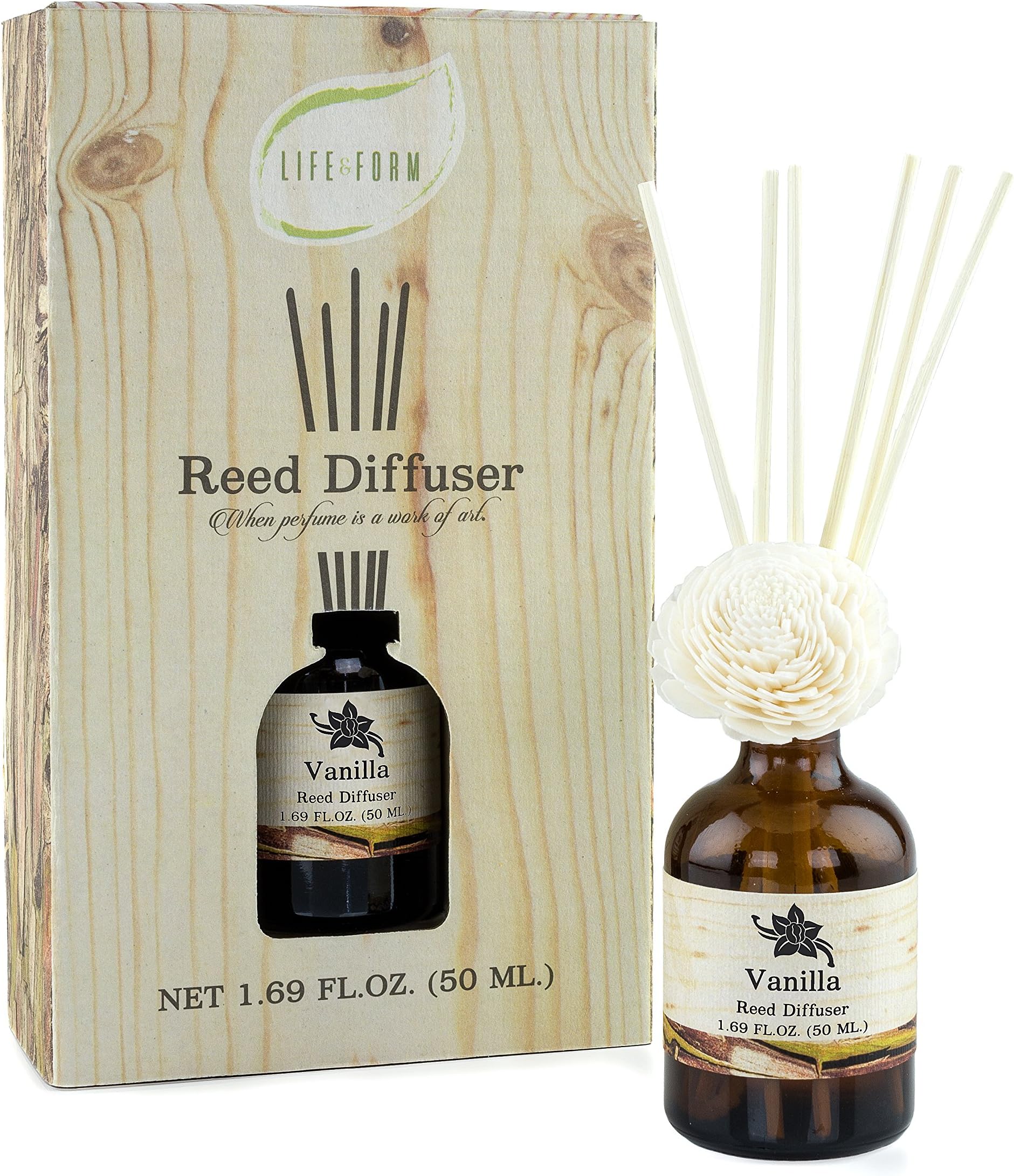 Phutawan Natural Aroma Reed Diffuser Alcohol Free 50 ml (Vanilla Scent)