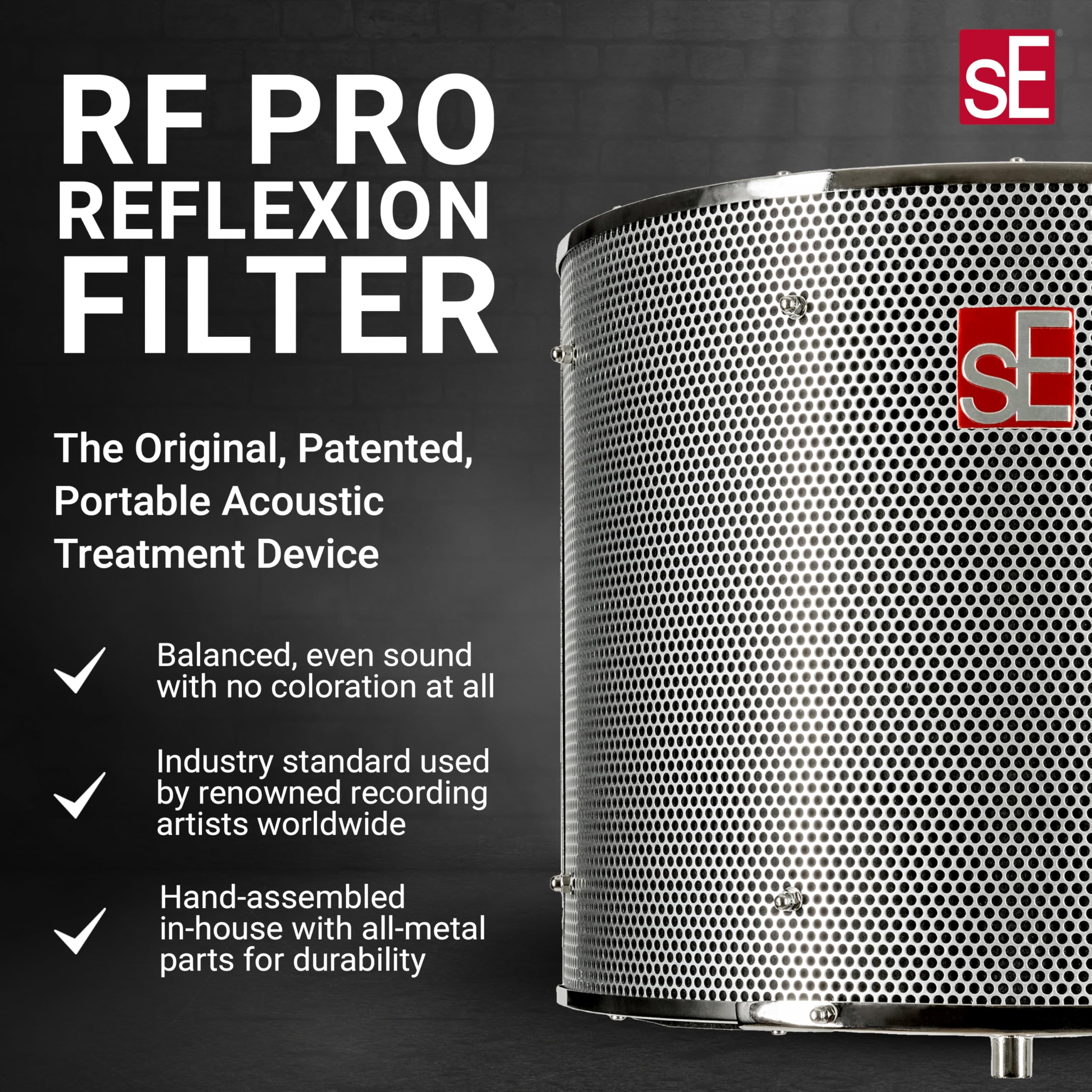 Amazon.com: SE ELECTRONICS RF Pro Reflexion Filter Microphone
