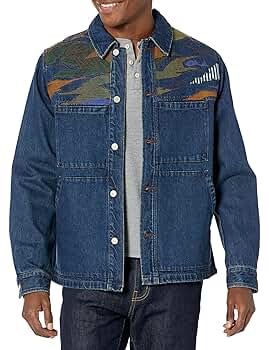 PS Paul Smith Men's Jean Jacket, Dark Wash at Amazon Men's