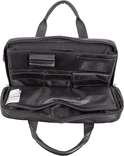 Miniatura 3 de McKlein EE. UU. Gresham litigator portafolios de piel, 15.4" Laptop Case de la serie S