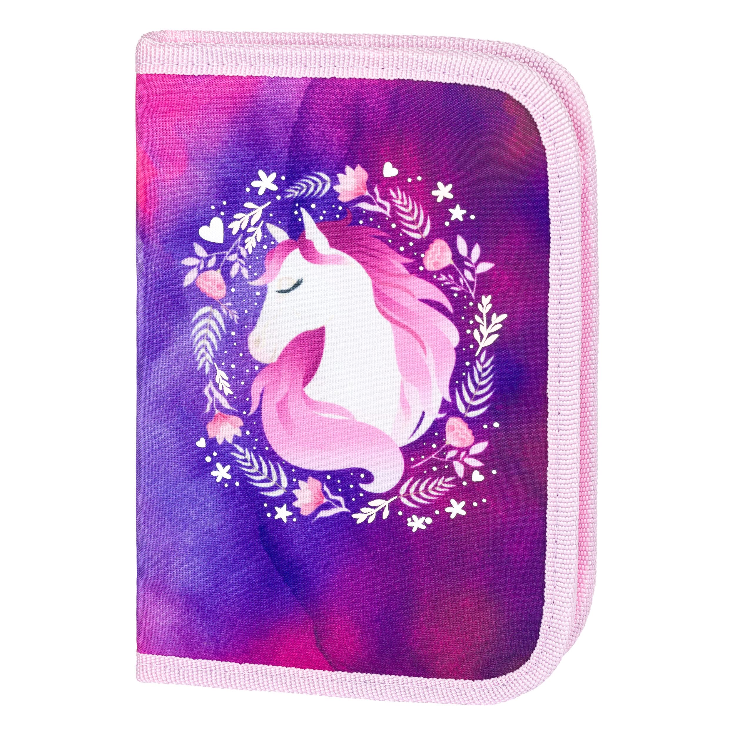 Baagl - Astuccio Per Ragazzi E Ragazze, Per Scuola E Cancelleria (Motivo: Cavallo)-image