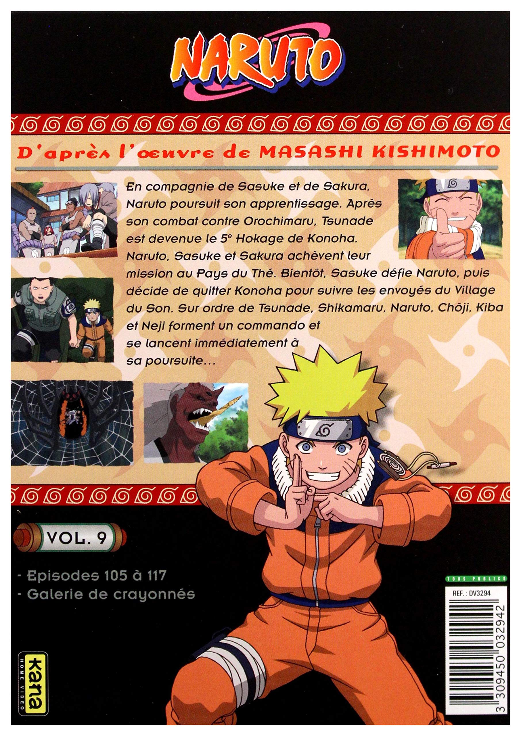 NARUTO: COFFRET 3 DVD VOL 9