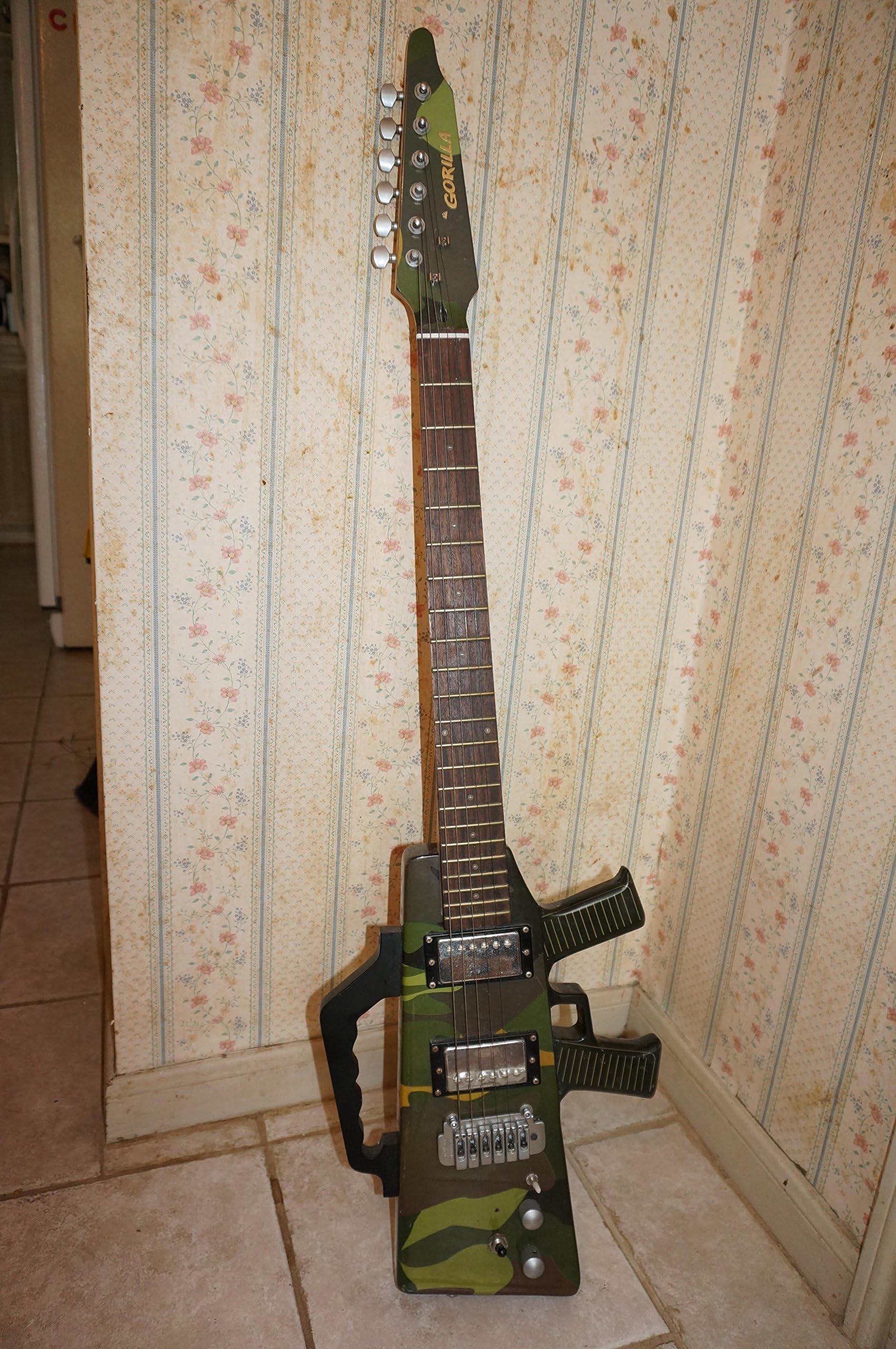 guitar, Unique custom made AK-47