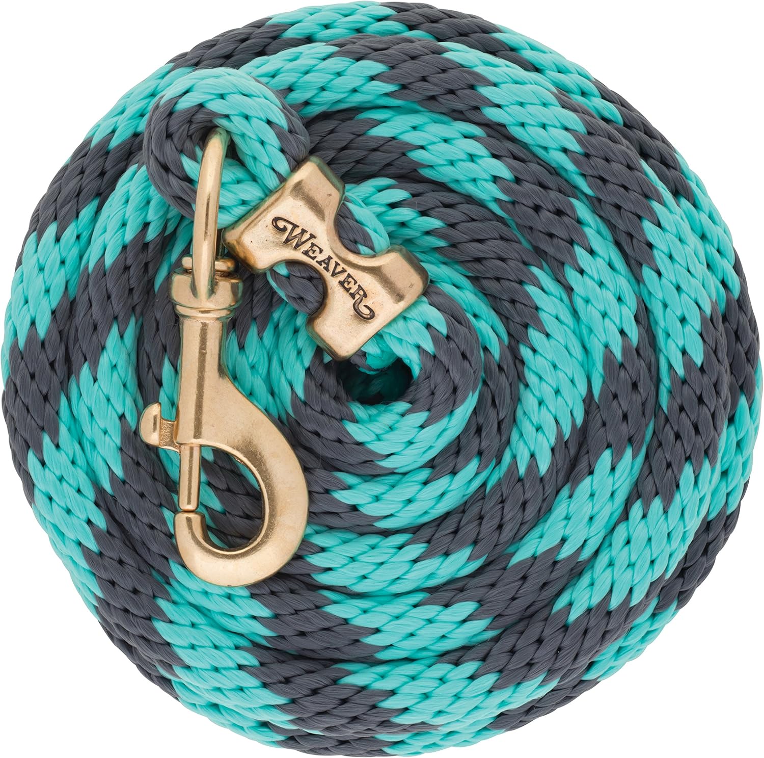 Weaver Equine Performance Lead Rope, Long Horse Lead Rope with Quick Halter Attachment, Soft Comfort Grip, Barn Horse Tack for Daily Use & Showing