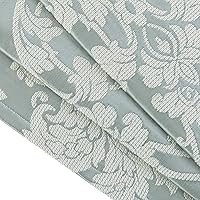 Vista 95 de Loom and Mill Luxury Waterfall Valances for Windows, Elegant Jacquard Thick Swag Curtains Valance with Tassels for Living Room, Bedroom Party Light