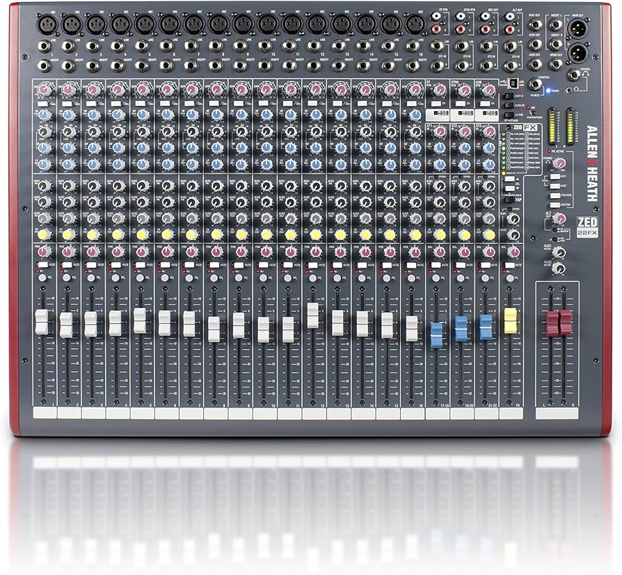 Amazon.com: Allen & Heath ZED-22FX - 22-Channel Touring Quality