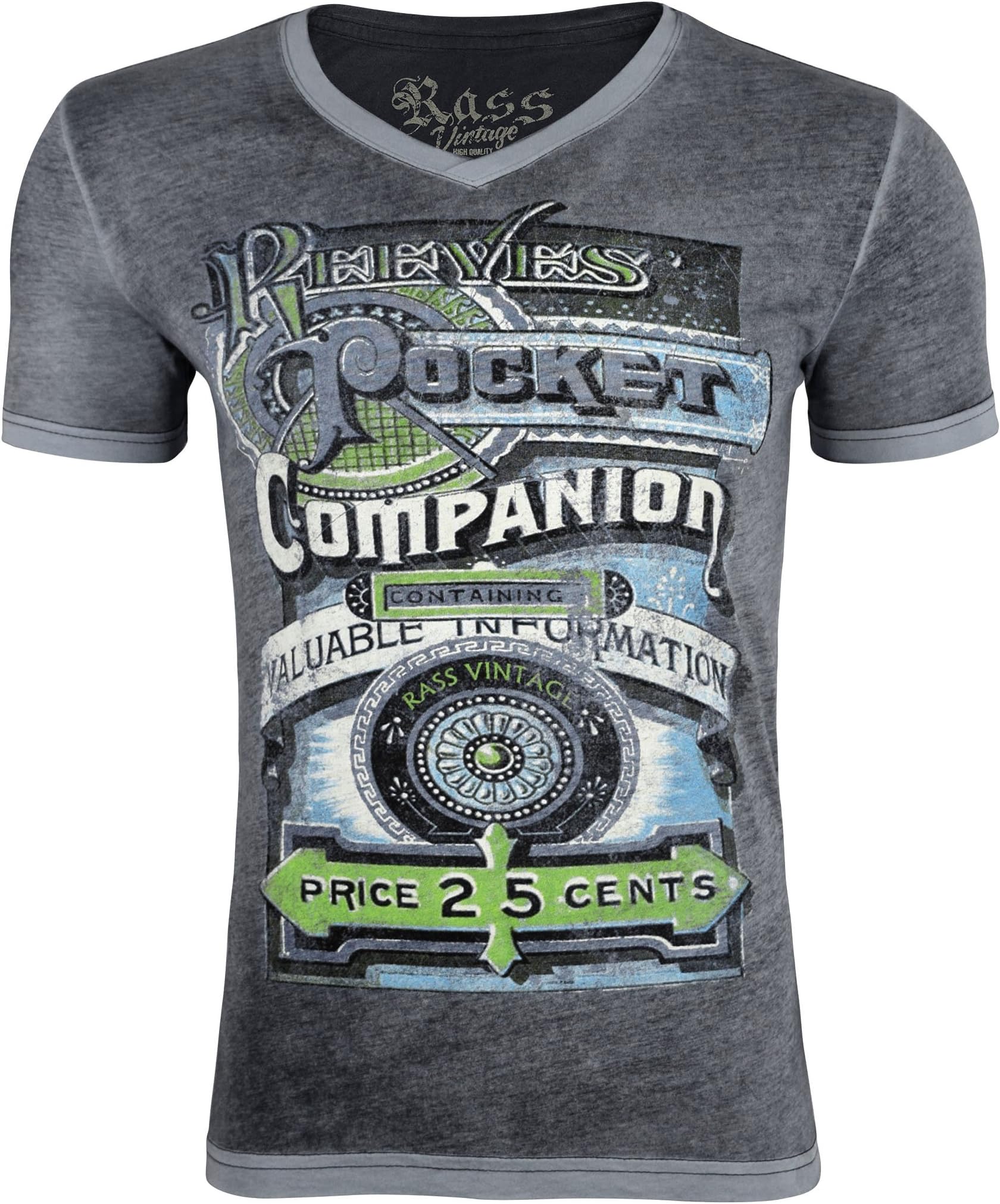 V-Neck T-Shirt – Men’s Tee Shirts MJC5046-BLK-S