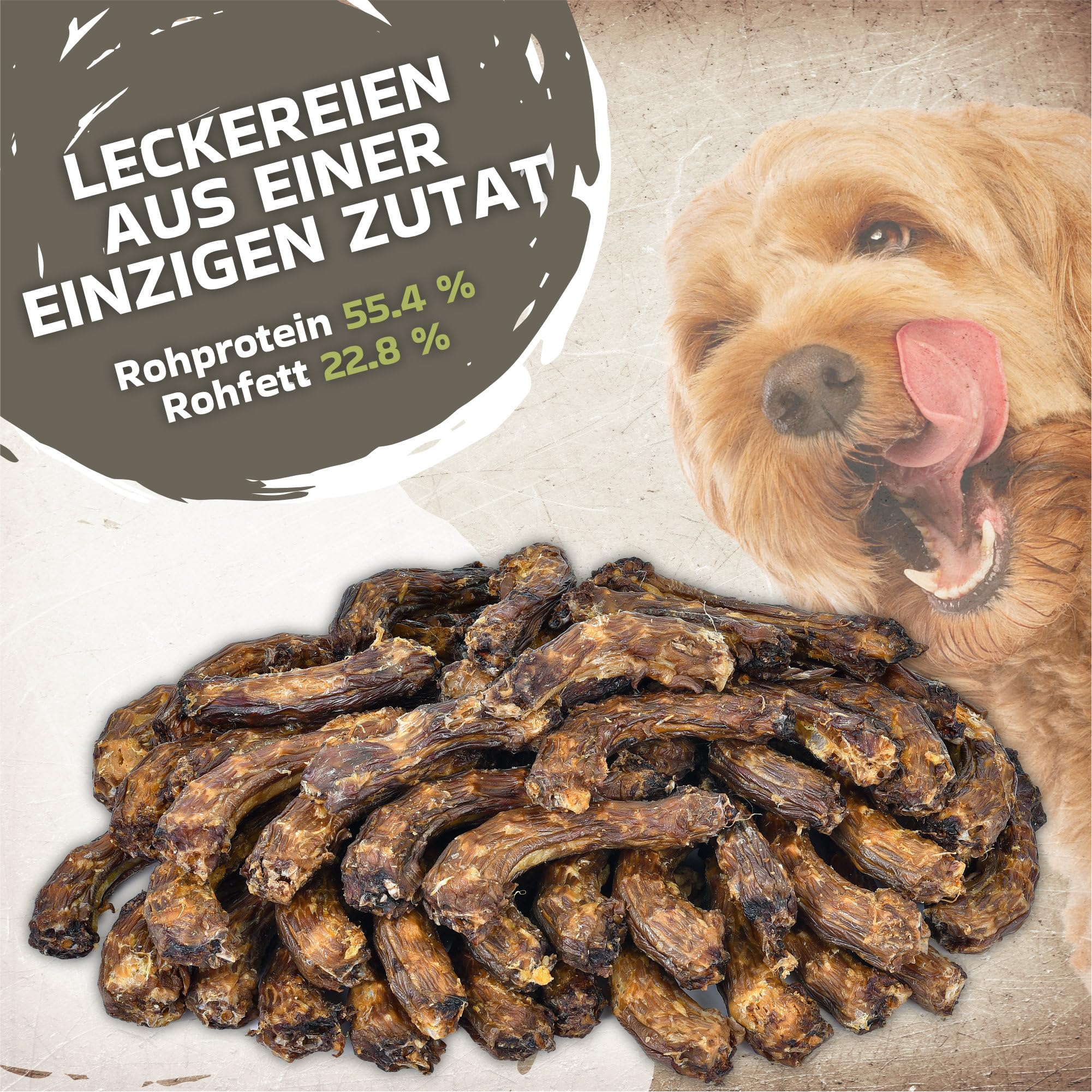 Chicken Necks for dogs 1kg (approx. 45-55 pcs), 1 kg (Pack of 1) - Image 3