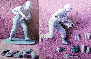 1/35 WWII Tank Soldier Resin Modellbau - 5 Figuren Unbemalt
