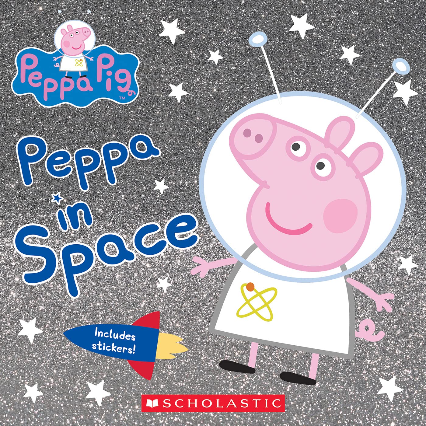 Peppa In Space (Peppa Pig) Paperback Book By Scholastic - 2019 Edition In Good Condition, 24 Pages