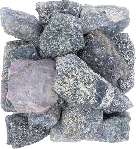 Miniatura 9 de ZAICUS Iolite - Piedras crudas para joyería de más de 1,000 quilates, piedras en bruto para vaso de roca, fabricación de joyas, pulido, cabbing,