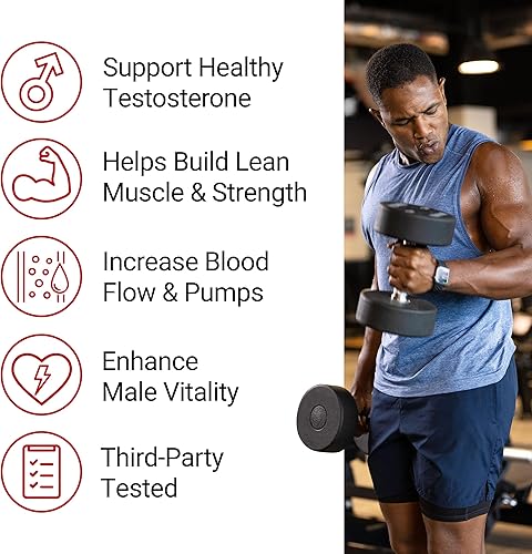 Miniatura 2 de Force Factor Test X180 Alpha, refuerzo de testosterona para hombres, suplemento de testosterona con L-citrulina para ayudar a desarrollar músculo y
