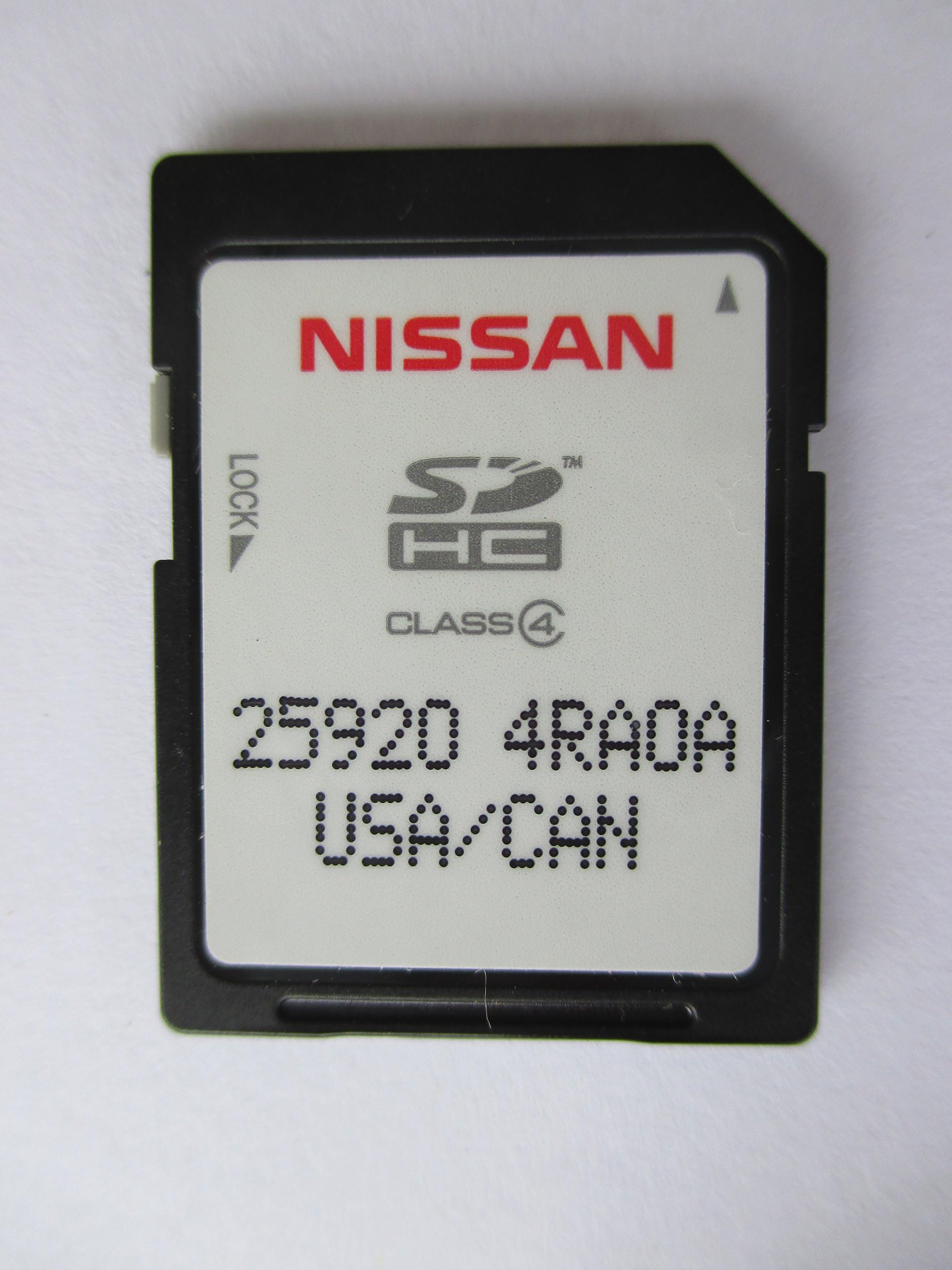 4RA0A 15 16 NISSAN MAXIMA, NISSAN CONNECT SD CARD , NAVIGATION GPS MAP DATA , NAVTEQ , NA/NORTH AMERICA US CANADA 25920-4RAOA