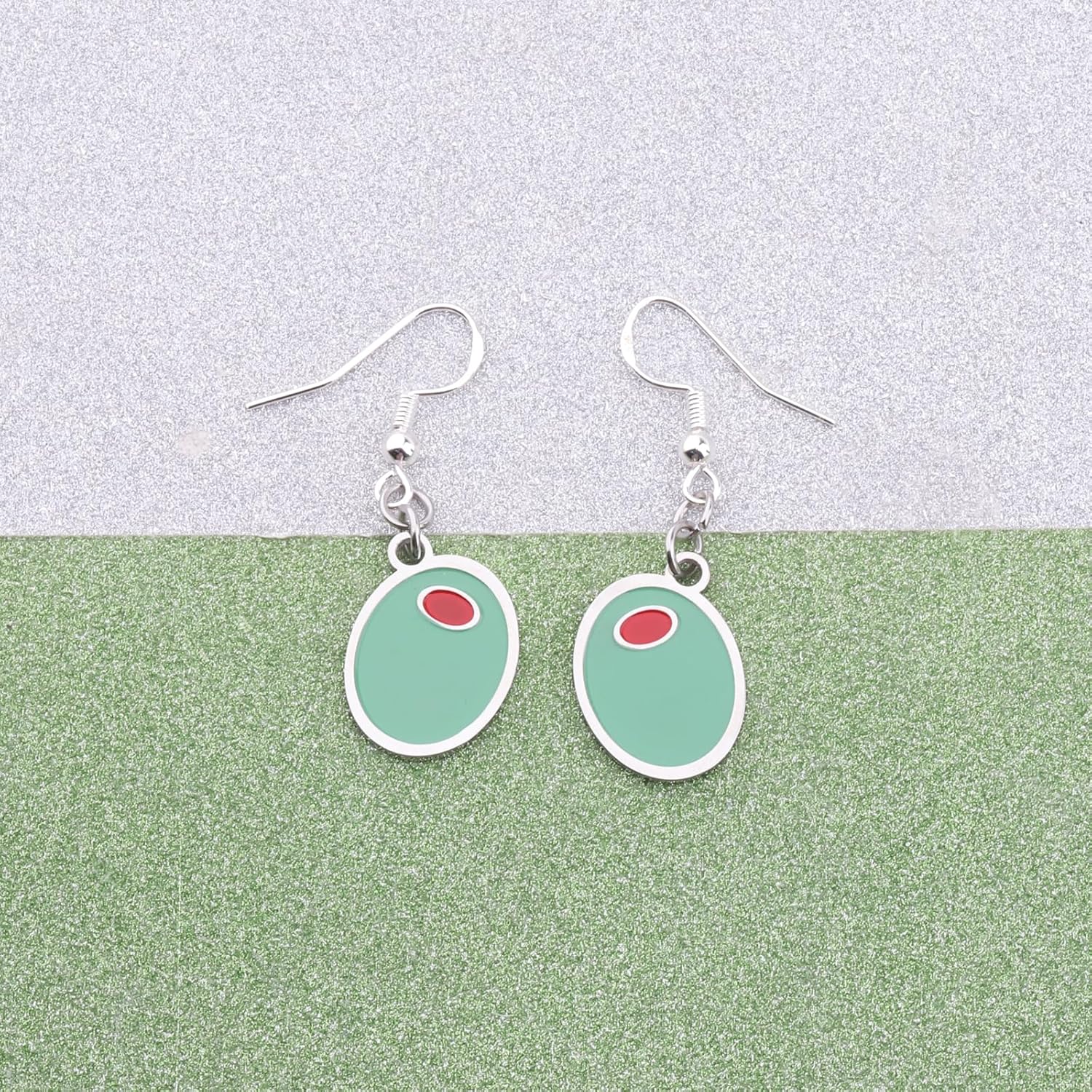 Dirty Martini Olives Earrings Olives Lover Gift Cocktail Earrings Fruit Lover Jewelry - Image 5