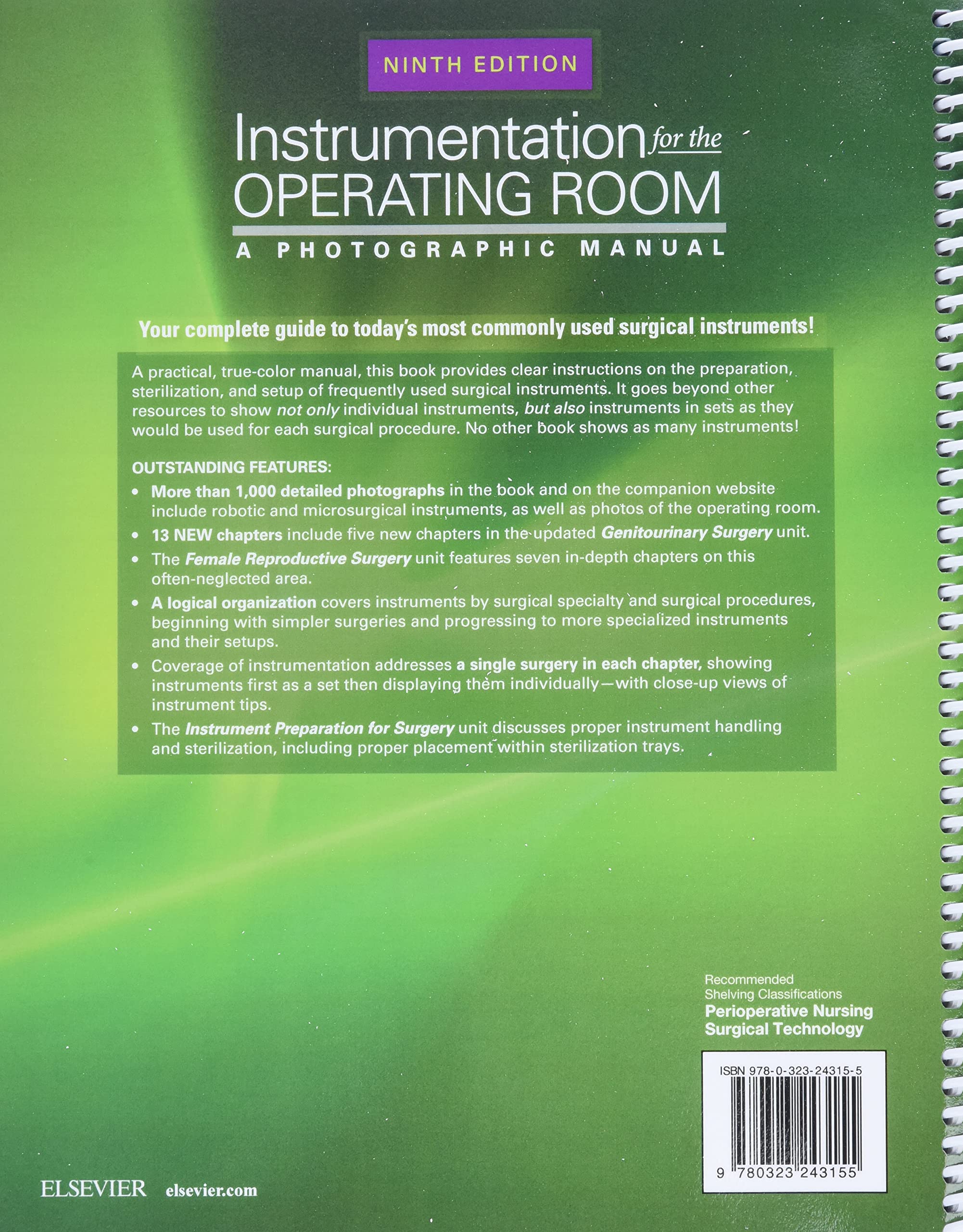 Instrumentation for the Operating Room: A Photographic Manual