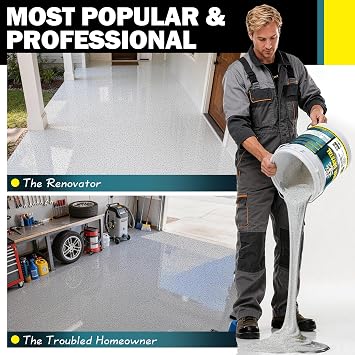 Epoxy Colored Sand Floor Paint Self Leveling105 Fl Oz