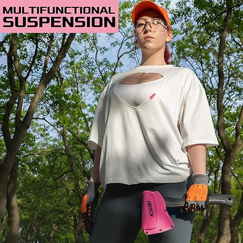 Vista 15 de KSEIBI Hacha de camping al aire libre con funda para dividir y encender madera, hoja de acero forjado con mango antideslizante y reducción