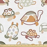 Vista 114 de Lunarable The Yard, tela de mariposa de The Yard, colorido patrón de insectos con alas para primavera, diseño de dibujos animados, tela de Morado